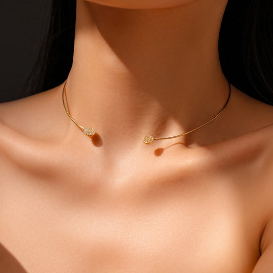 S925 Sterling Silver Light Luxury Exquisite High-grade Collar - Lotus Lane