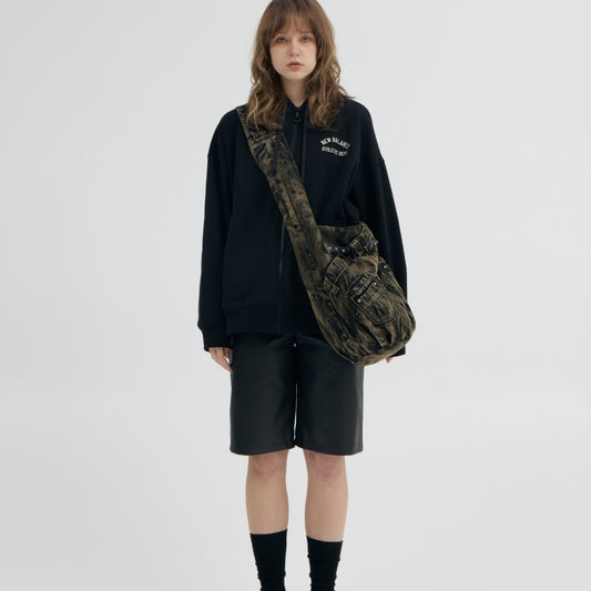Denim Tassel 'wacky Washed Punk Bag - Lotus Lane