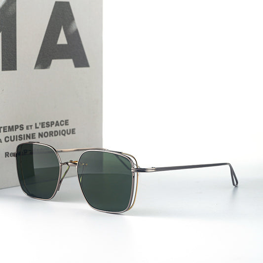 New Metal Metal Frame UV-proof Sunglasses - Lotus Lane
